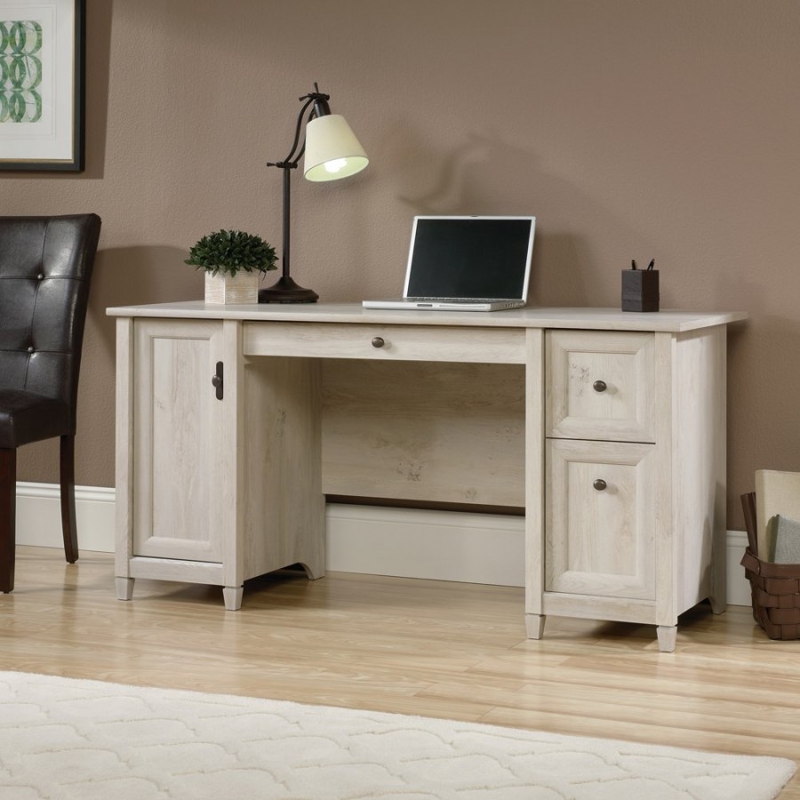 Chalked Wood Home Office Desk